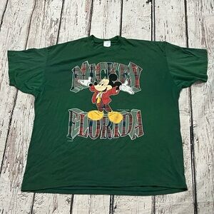 Vintage 1980s Mickey Mouse Cartoon Disney World 80s Tee Top Shirt